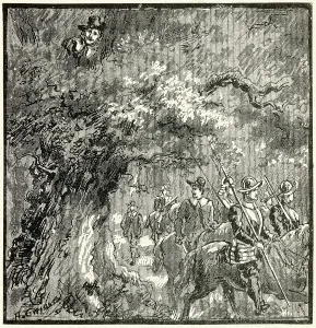 1651: Charles II hiding in the Boscobel Oak