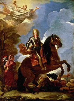 Habsburg: Charles II on horseback. Luca Giordano