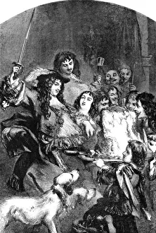 Feasting: Charles II knights the sirloin