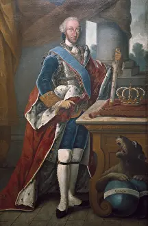 Chapultepec: Charles III's portrait by Ramon Torres