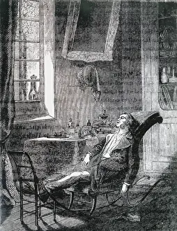 Figuier: Charles Jackson (1805-1880) experimenting on himself