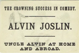Bumpkin: Charles L Davis in Alvin Joslin