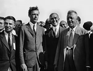 Cleveland: Charles Lindbergh and Hugo Eckener, 1929