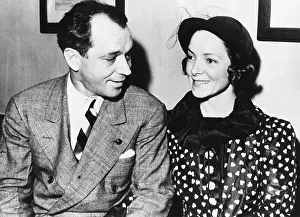 Dramatists: Charles MacArthur, playwright, and his wife actress