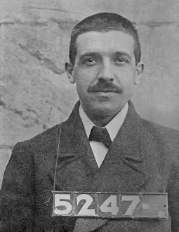 Lcgr2003: Charles Ponzi, in a 1911 mug shot after he