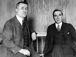 Ponzi: Charles Ponzi (right), William J. Foley ?