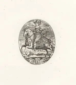 Ruff Collar: Charles, Prince of Wales, on horseback