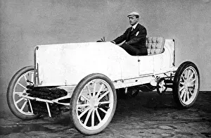 Record Breaking: Charles Rolls in His Racing Car 1903