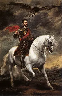 Dyck: Charles V on Horseback, by Van Dyck