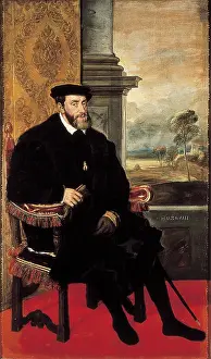 1548: Charles V, by Titian