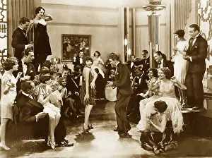Rhythm: Charleston dancers at a dance event in the 20's