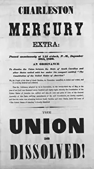 Dissolved: Charleston Mercury: Union Dissolved!
