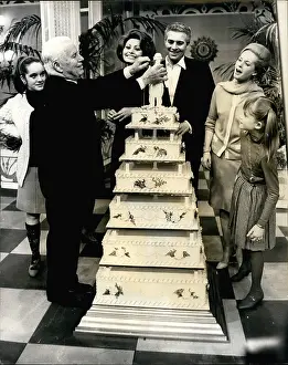 Pinewood: Charlie Chaplin, actor and director, 77th birthday cake