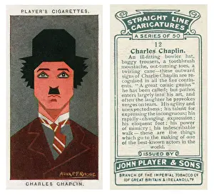 Cubist: Charlie Chaplin - English comic actor