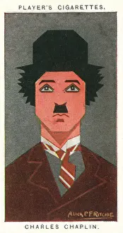 Cubist: Charlie Chaplin - English comic actor
