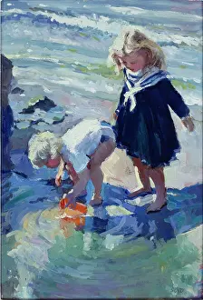 Crabs: Charlie and Tamsin Looking for Crabs