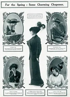 Aigrette: Charming early spring hats 1913