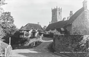 Wight: Charming Village Scene in Godshill