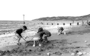 C1965: Charmouth, on the Beach c1965