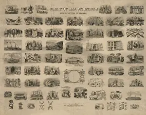 C1855: Chart of illustrations for business purposes