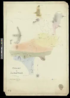 Geological: Chart of Sarawak, Borneo (1846)