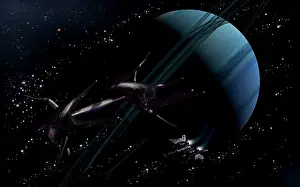 Extrasolar: A chartered private corvette being intercepted by a strange