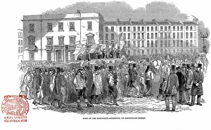 Blackfriars: Chartists processing from the mass meeting on