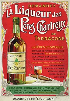 Peres: Chartreux liqueur advertisement