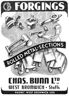 Bunn: Chas Bunn. West Bromwich. Forgings &