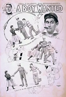 Chas: Chas. E. Blaney's big extravaganza, A boy wanted