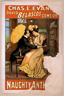 Chas: Chas. E. Evans... David Belasco's comedy, Naughty Anthony