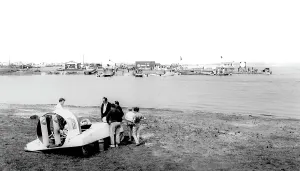 C1965: Chasewater, Hovercraft c1965