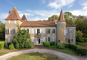 Gascony: Chateau de Castelmore, Lupiac, Gers, Occitania, France