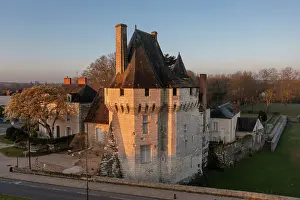 Tufa: Chateau des Ponts-de-Ce, Angers, Maine-et-Loire, France