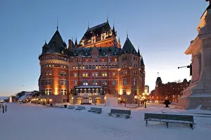 Terrasse: Chateau Frontenac, Quebec City, Quebec, Canada
