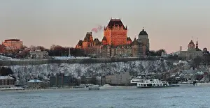 Terrasse: Chateau Frontenac, Quebec City, Quebec, Canada