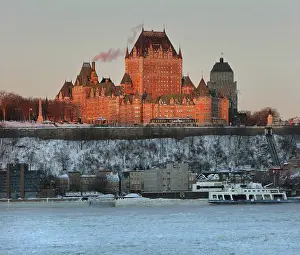 Terrasse: Chateau Frontenac, Quebec City, Quebec, Canada