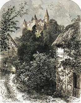Dinant: Chateau de Veves, 1875