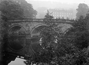 Chatsworth: Chatsworth House and Bridge