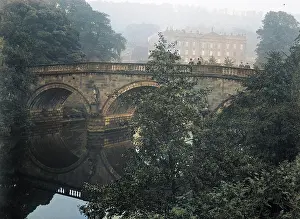 Chatsworth: Chatsworth House and Bridge