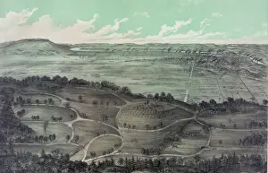 Bragg: Chattanooga, Tenn. as seen from Bragg Hill, Missionary Ridge