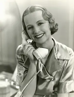 Telephoning: Chatting on the phone -