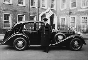 Chauffeurs: CHAUFFEUR WAITS BY CAR