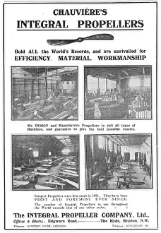 Integral: Chauvieres Integral Propellers 1916