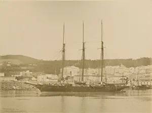 Tanger: The Chazalie in the harbour of Algiers. Empress
