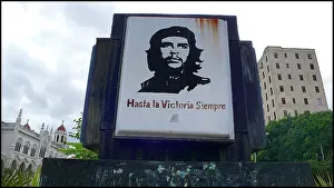 Guevara: Che Guevara billboard. Havana Cuba