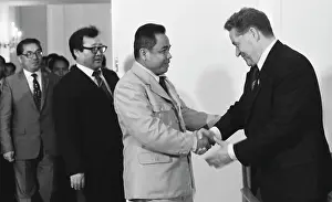 Nationalities: Chea Simom visiting USSR
