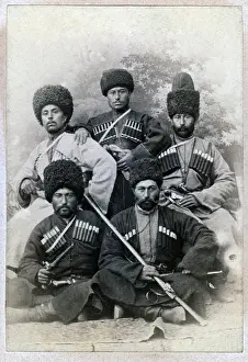 Bandolier: Chechen Cossacks. Wedding party group portrait ?