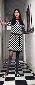 Sich: Checked jersey dress from The Shop