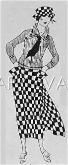 Kitted: CHECKERBOARD SKIRT 1918